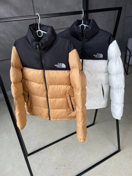 Белая мужская зимняя куртка TNF К-905