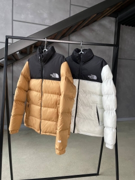 Модная зимняя светло коричневая куртка TNF К-906