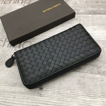 Мужской кожаный клатч  Bottega Veneta на молнии К-109