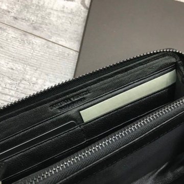 Мужской кожаный клатч  Bottega Veneta на молнии К-109