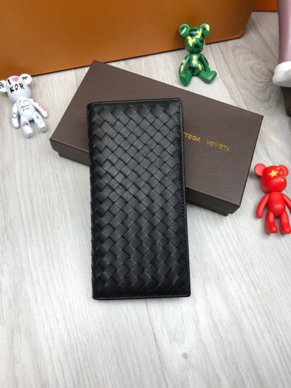 Мужской кожаный длинный кошелек Bottega Veneta К-111
