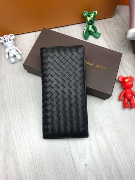 Мужской кожаный длинный кошелек Bottega Veneta К-111