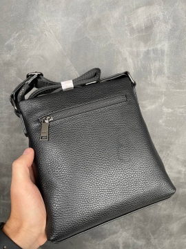 Мужская кожаная сумка Hermes через плечо С-83