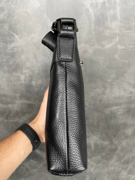 Мужская кожаная сумка Hermes через плечо С-83