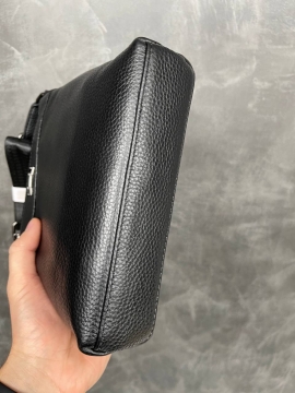 Мужская кожаная сумка Hermes через плечо С-83
