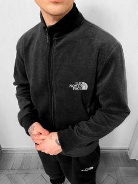 Чорний брендовий костюм north face із полара К-625