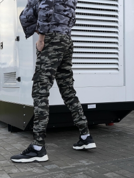 Мужские камуфляжные штаны с боковыми карманами Б-463