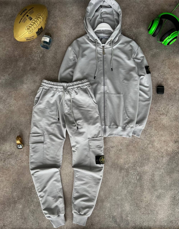 Брендовый мужской спортивный костюм Stone island весна-осень К-627