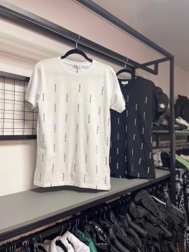 Стильна чоловіча брендова футболка Moncler у 2 кольорах Ф-1081