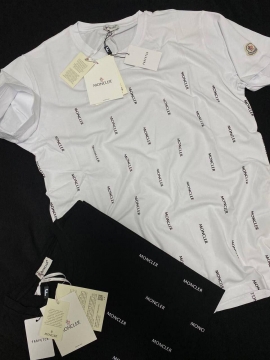 Стильна чоловіча брендова футболка Moncler у 2 кольорах Ф-1081