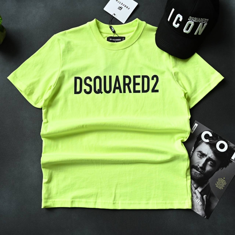 Яркая модная брендовая футболка Dsquared Ф-1082