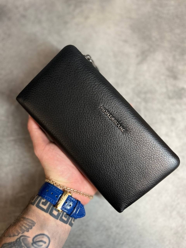 Кожаный мужской клатч Montblanc К-117