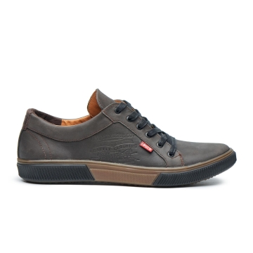Темно коричневые кеды Levis Т-798