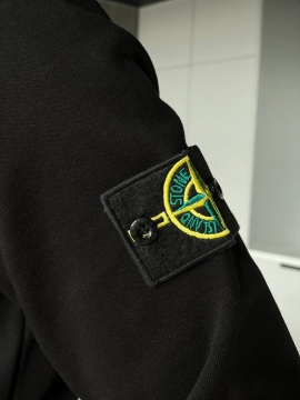 Черный модный свитшот Stone island Т-872