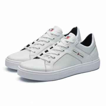 Білі кросівки Tommy із натуральної шкіри Т-803