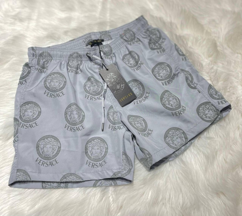 Серые пляжные шорты Versace С-477