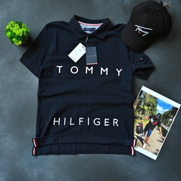 Стильне чоловіче люксове поло Tommy Ф-1195