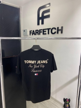 Чорна чоловіча футболка Tommy jeans Ф-1228