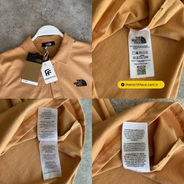 Стильное бежевое мужское поло the north face Ф-1242