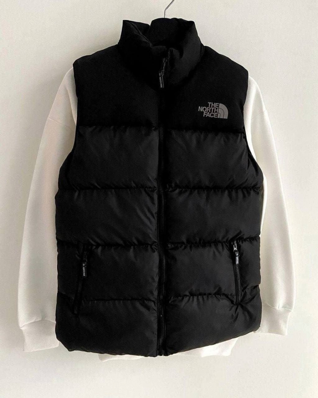 Черная мужская жилетка TNF К-1068