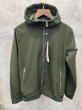 Чоловіча вітровка Stone island хакі К-1077