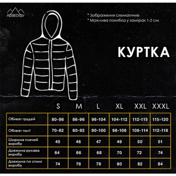 Стильна чоловіча демісезонна чорно-синя куртка із софтшелу К-1109
