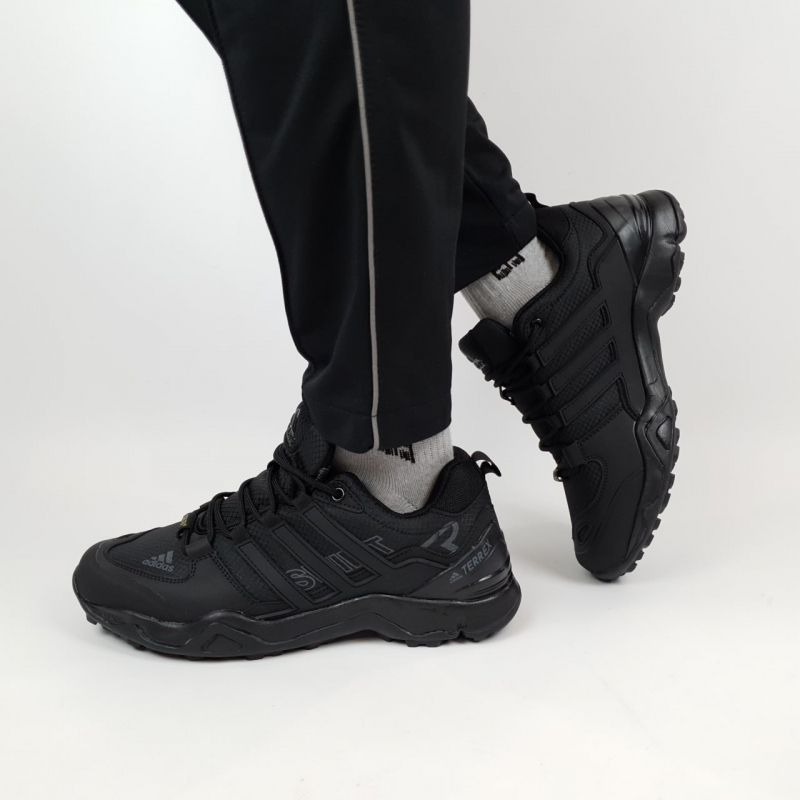 Мужские брендовые кроссовки Gore-Tex Fur Black Т-845