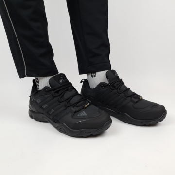 Мужские брендовые кроссовки Gore-Tex Fur Black Т-845