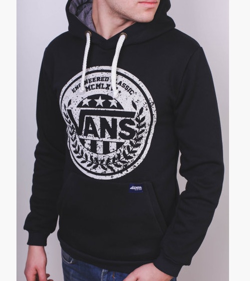 Молодежная Толстовка Vans с Капюшоном 2 цвета Т-165